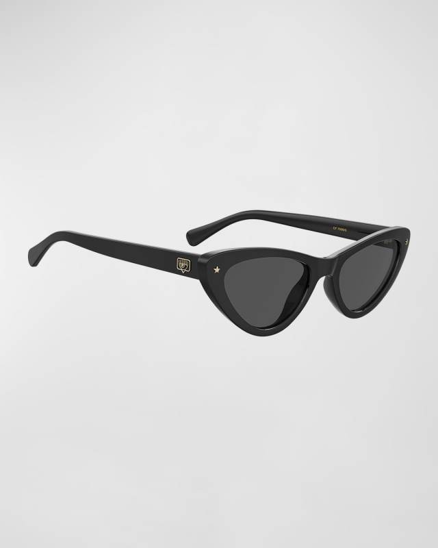 Speckled Propionate Cat-Eye Sunglasses